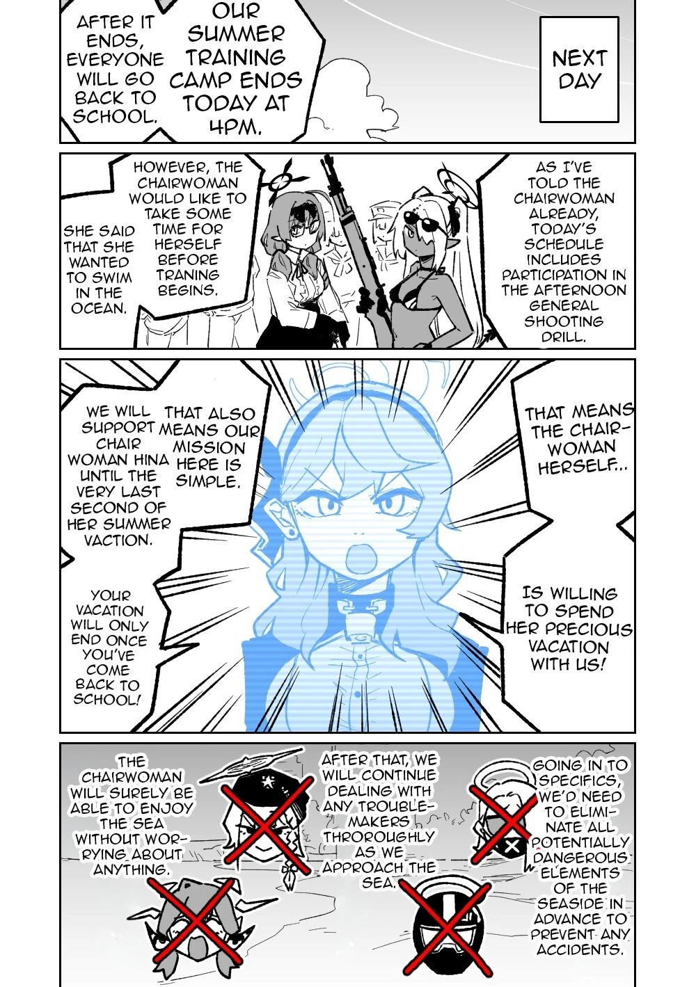 Hina Iinchou no Natsuyasumi! | Hina's summer vacation! (Blue Archive) porn comic picture 16