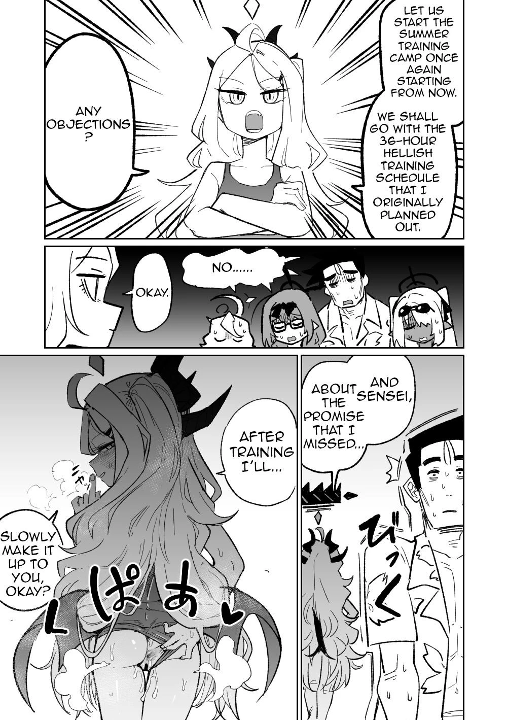Hina Iinchou no Natsuyasumi! | Hina's summer vacation! (Blue Archive) porn comic picture 29