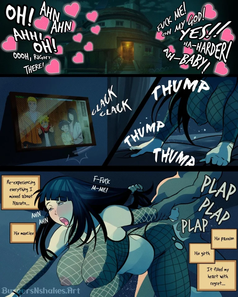 Hinata's Addiction 2 porn comic picture 19