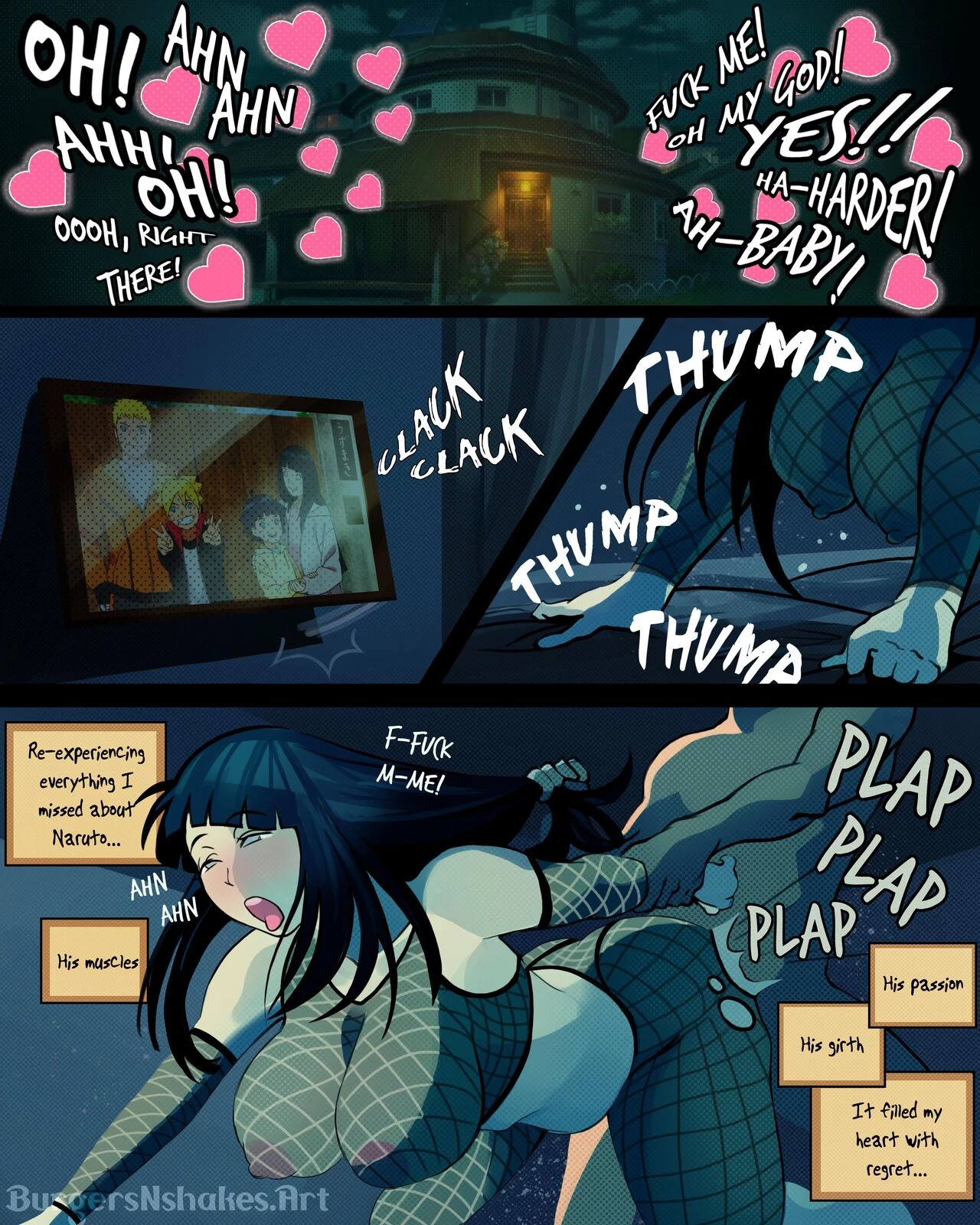 Hinata's Addiction 2 porn comic picture 19