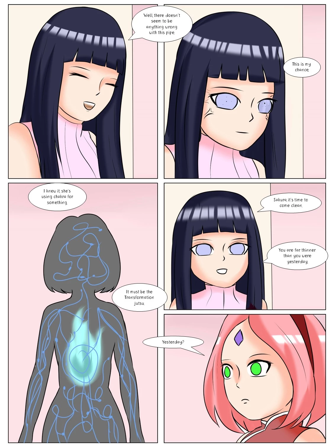 Hinata's Weight Gain porn comic picture 42