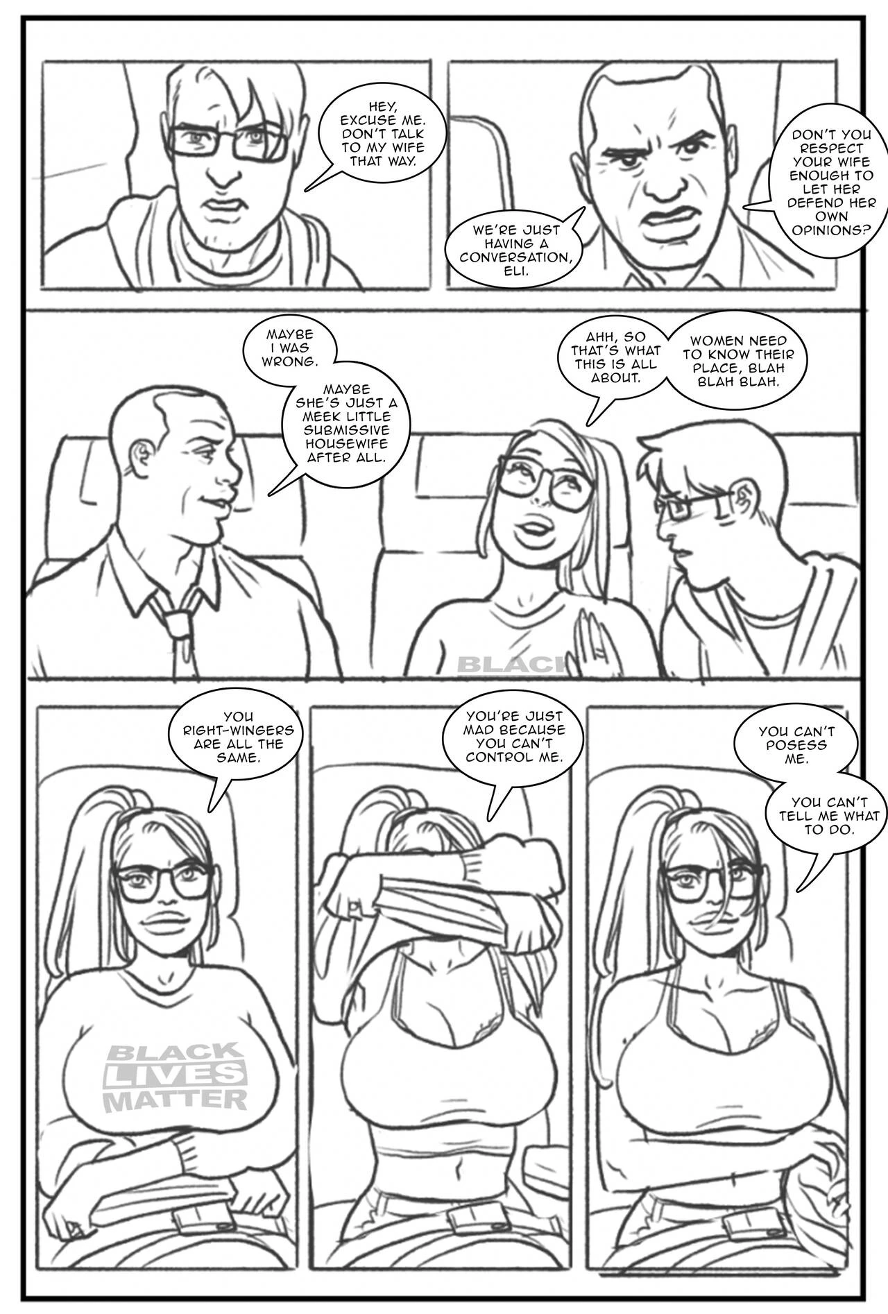Hipster Chicks Love Big Dicks porn comic picture 10