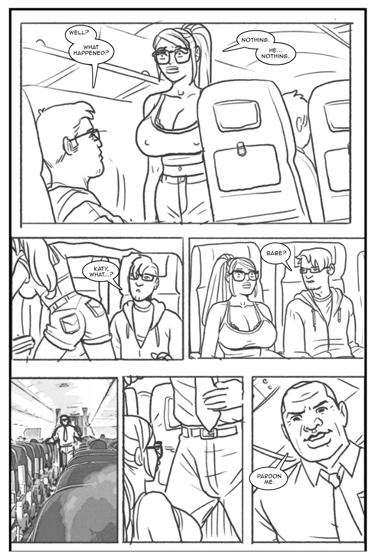 Hipster Chicks Love Big Dicks porn comic picture 17