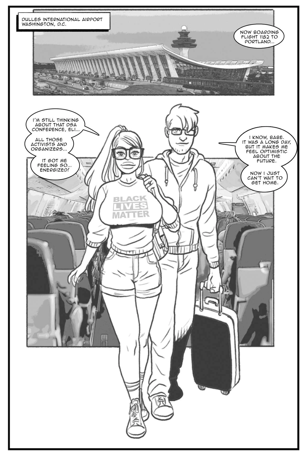 Hipster Chicks Love Big Dicks porn comic picture 2
