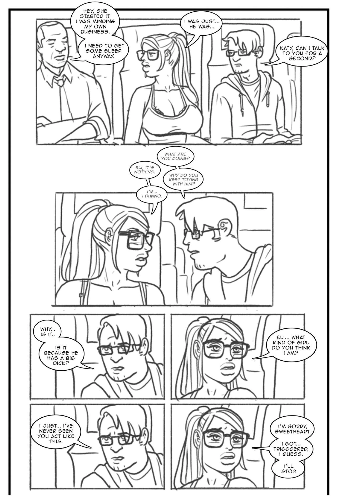 Hipster Chicks Love Big Dicks porn comic picture 21