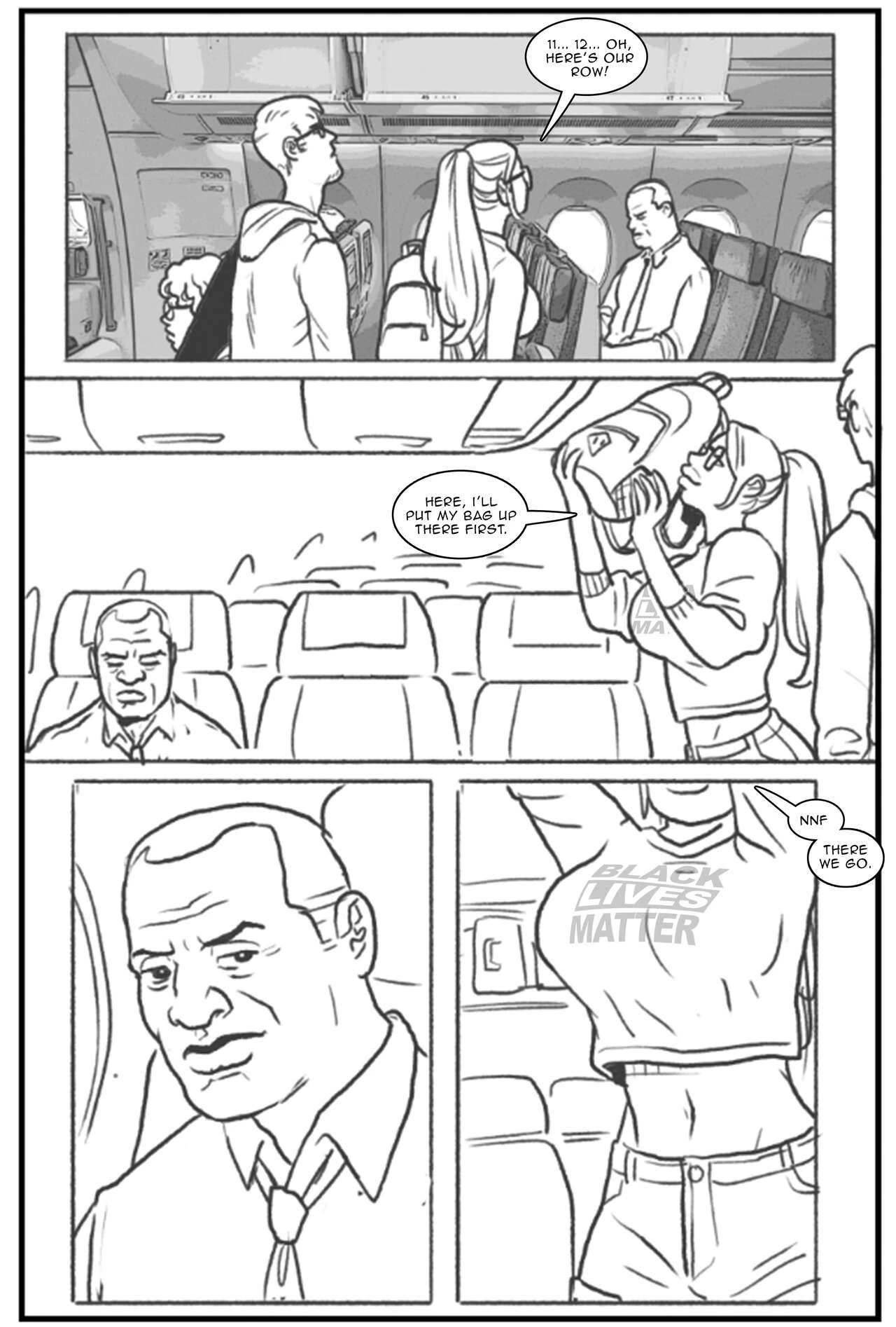 Hipster Chicks Love Big Dicks porn comic picture 3