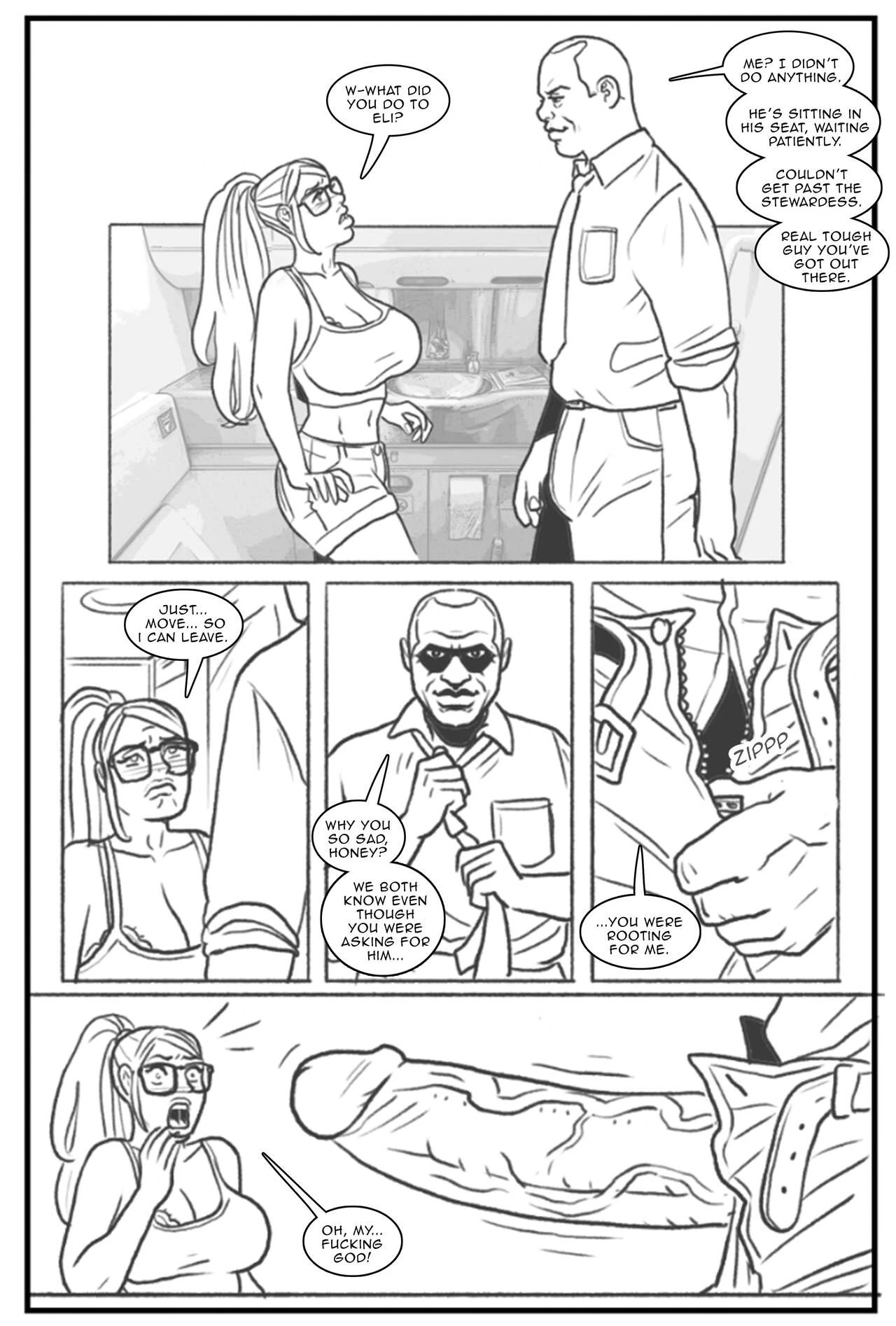 Hipster Chicks Love Big Dicks porn comic picture 31