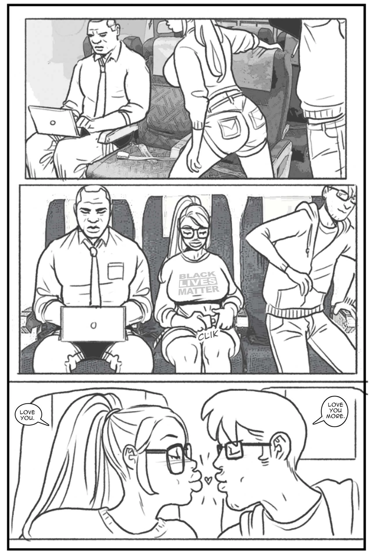 Hipster Chicks Love Big Dicks porn comic picture 4
