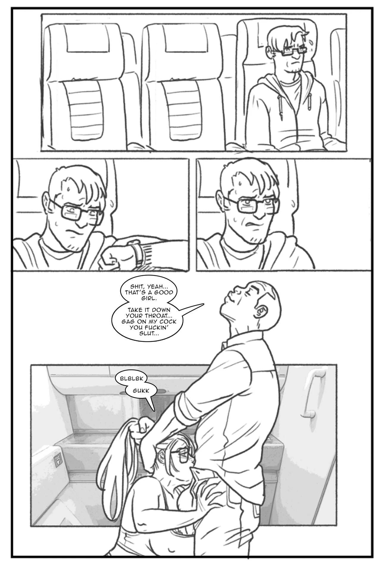 Hipster Chicks Love Big Dicks porn comic picture 40
