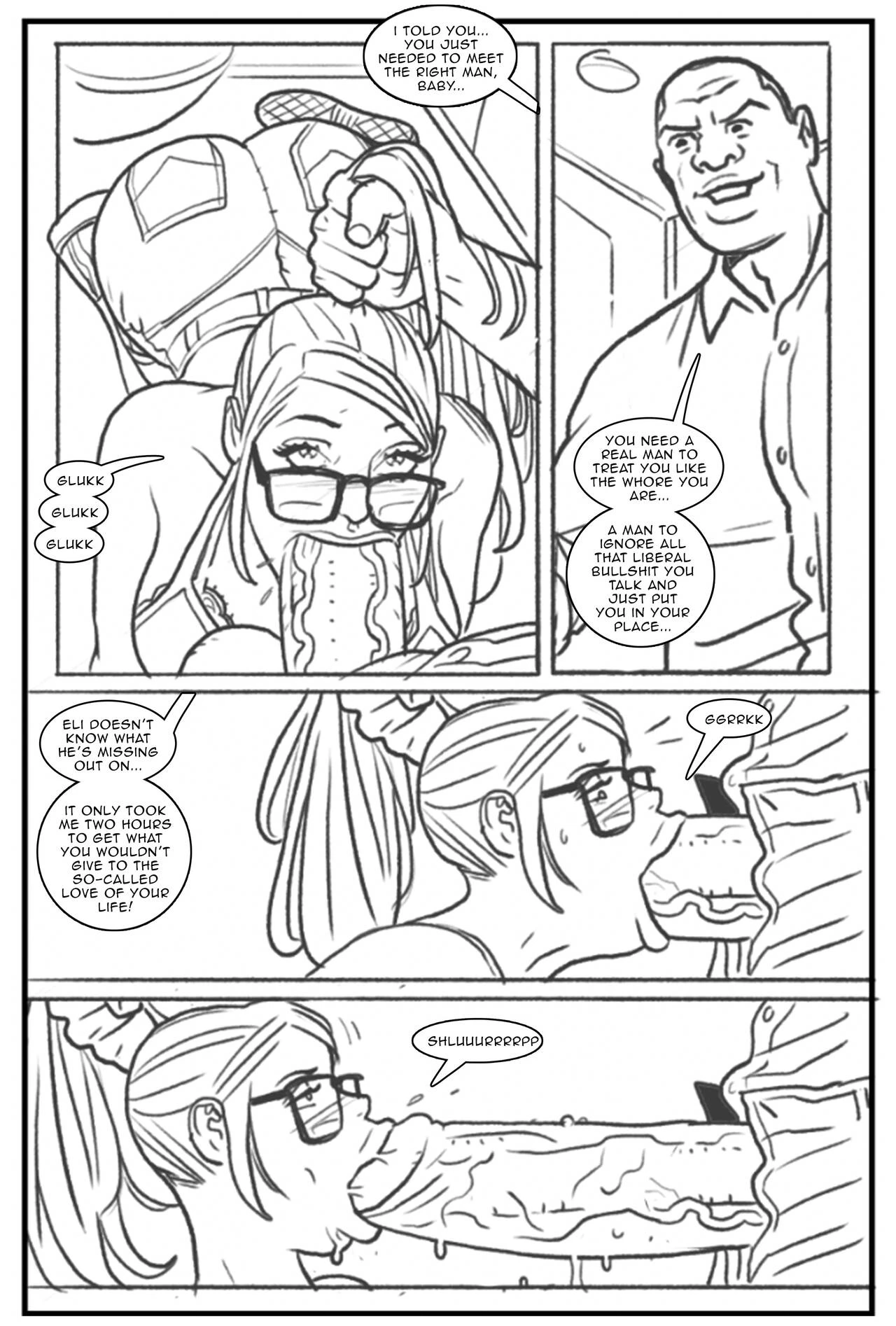 Hipster Chicks Love Big Dicks porn comic picture 41