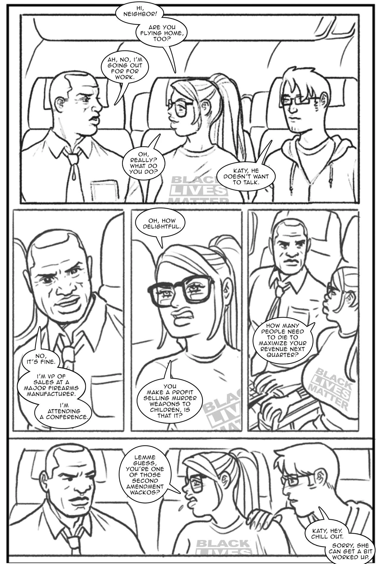 Hipster Chicks Love Big Dicks porn comic picture 5