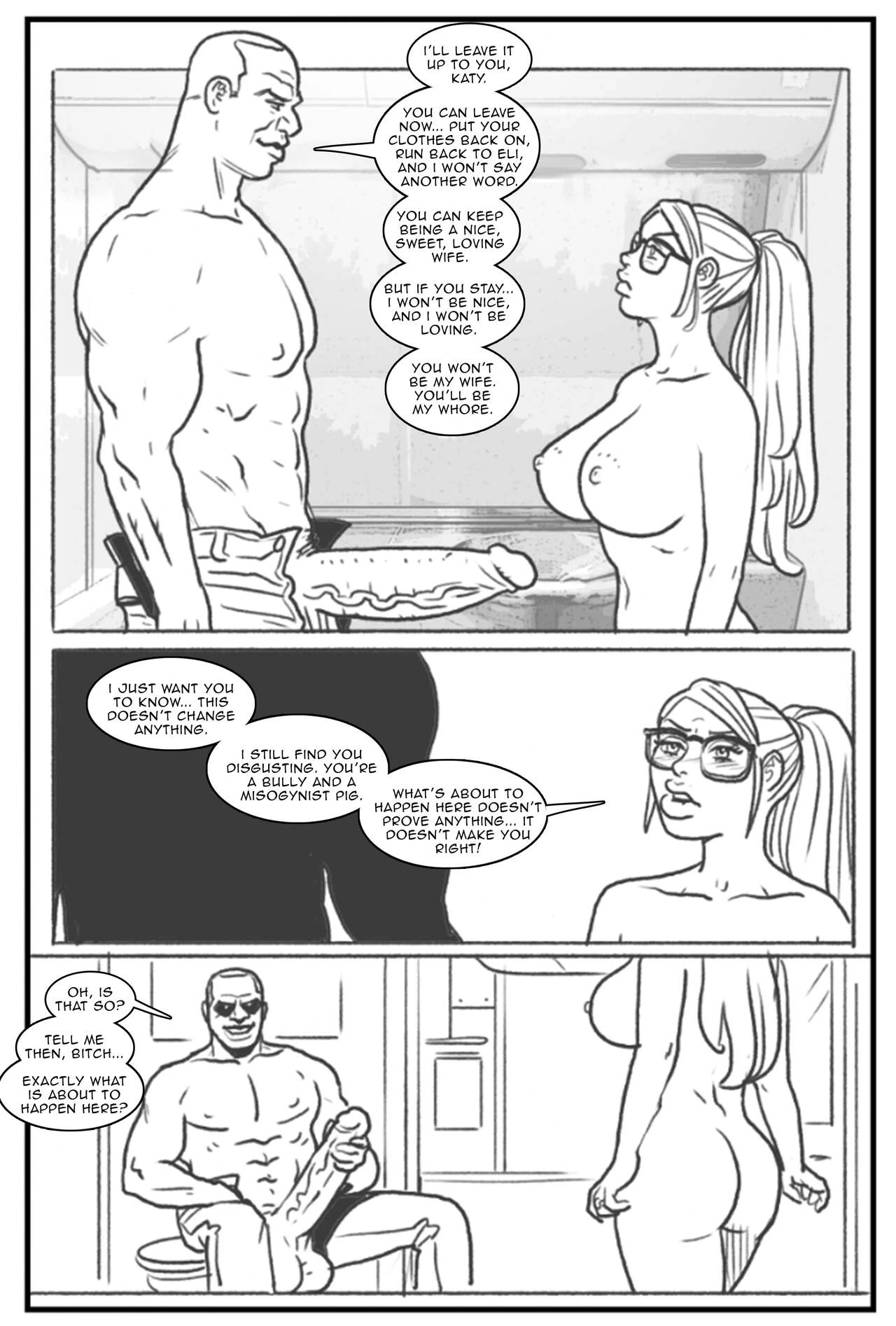 Hipster Chicks Love Big Dicks porn comic picture 55