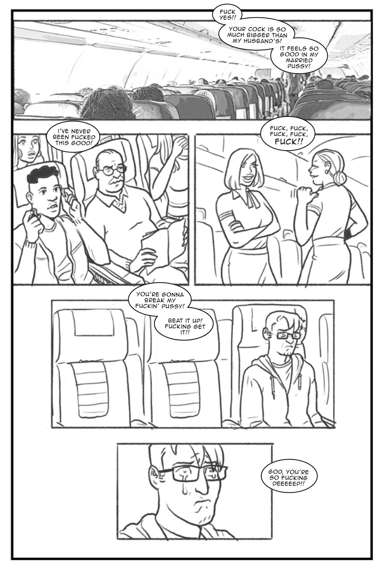 Hipster Chicks Love Big Dicks porn comic picture 61