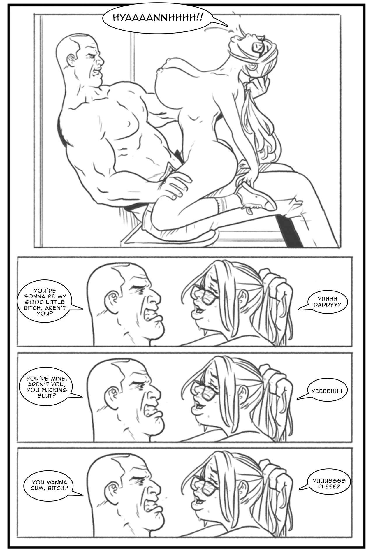 Hipster Chicks Love Big Dicks porn comic picture 64