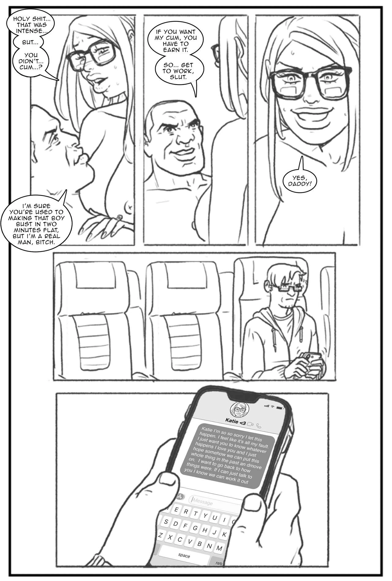 Hipster Chicks Love Big Dicks porn comic picture 68