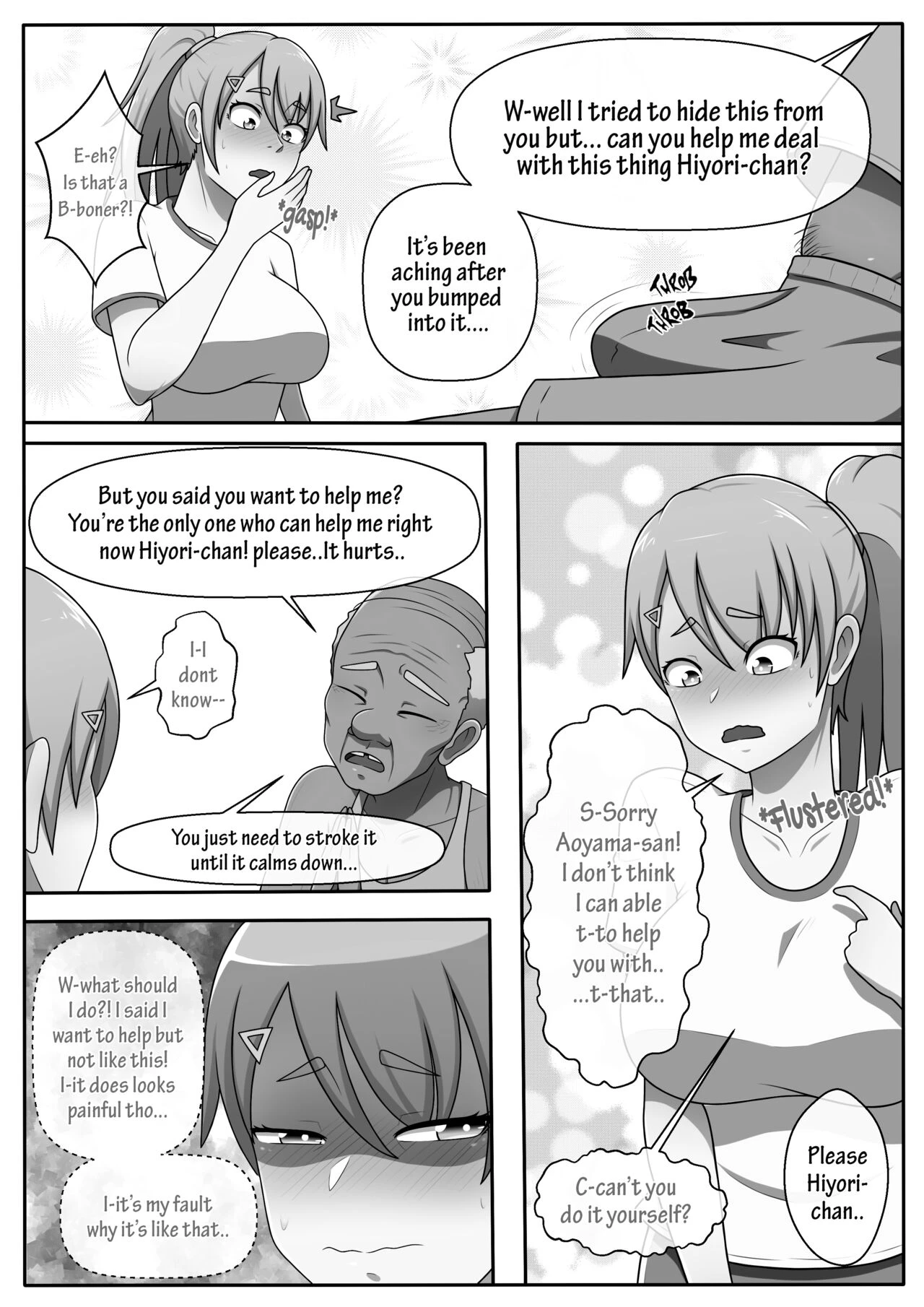 Hiyori is very helpful! porn comic picture 16