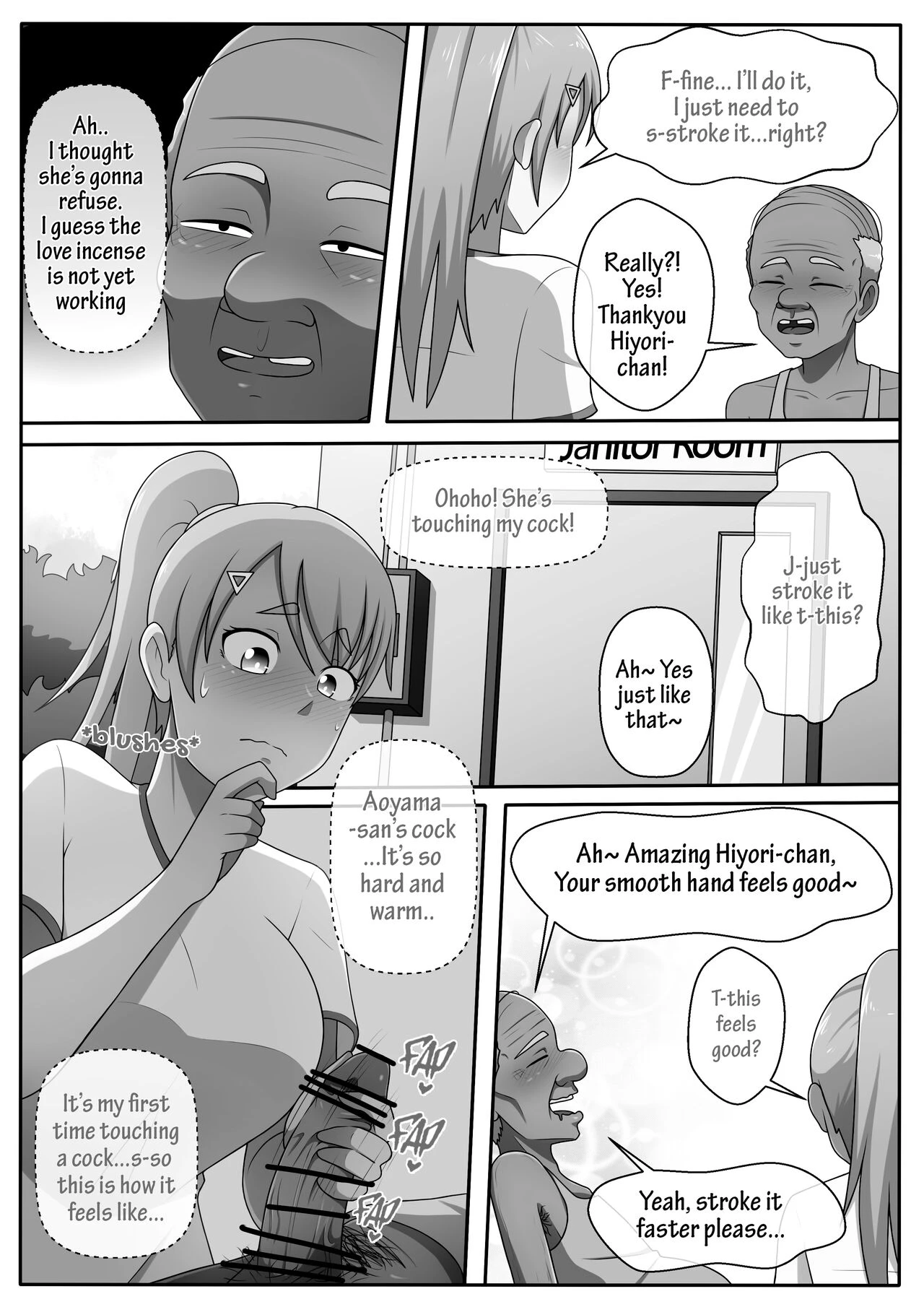 Hiyori is very helpful! porn comic picture 17