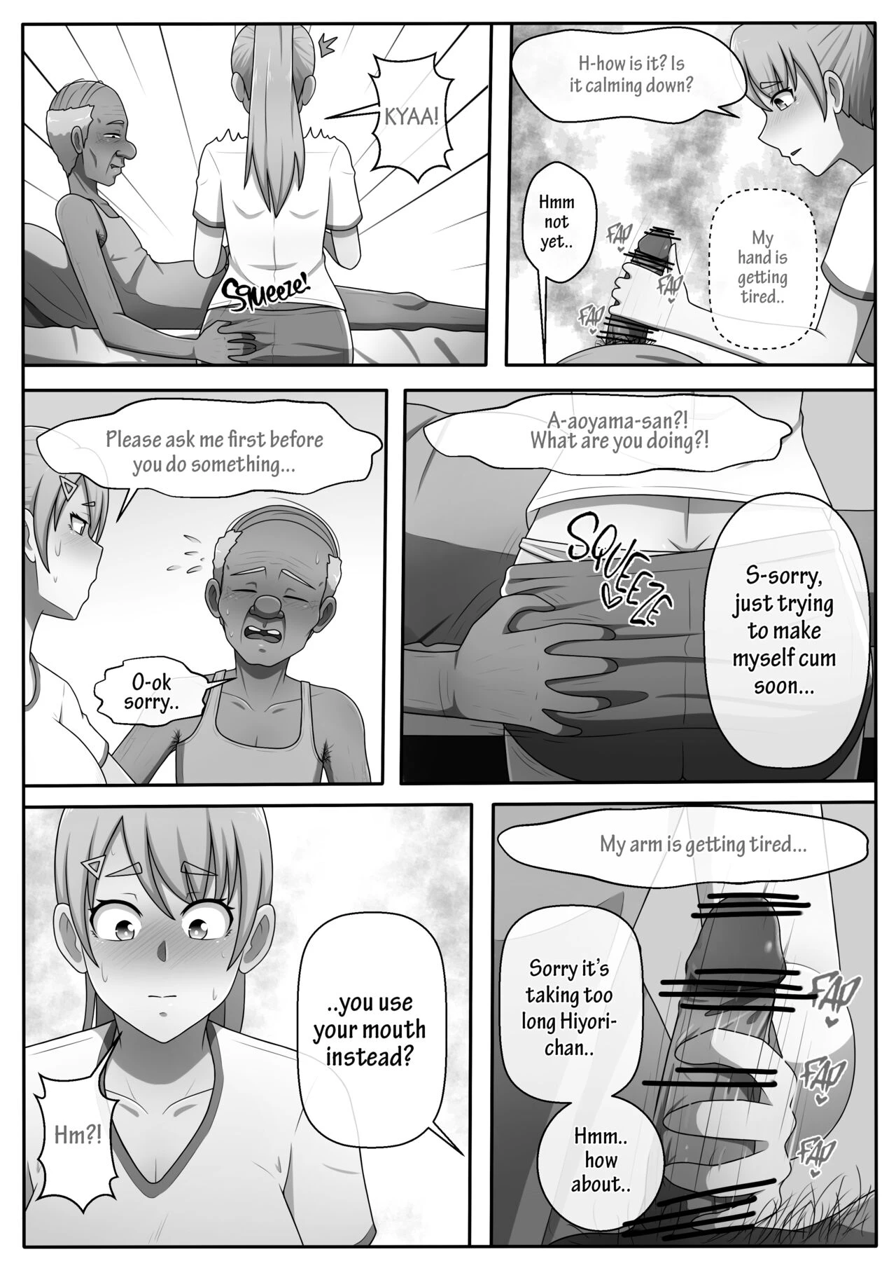 Hiyori is very helpful! porn comic picture 18