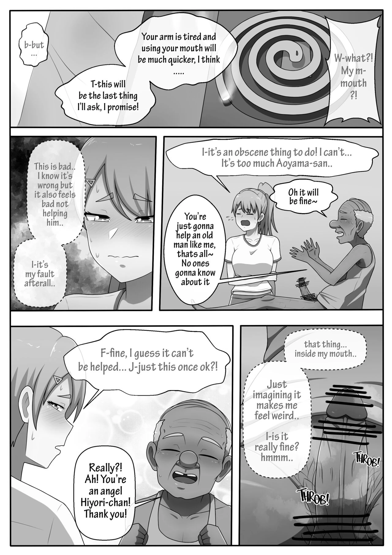 Hiyori is very helpful! porn comic picture 19