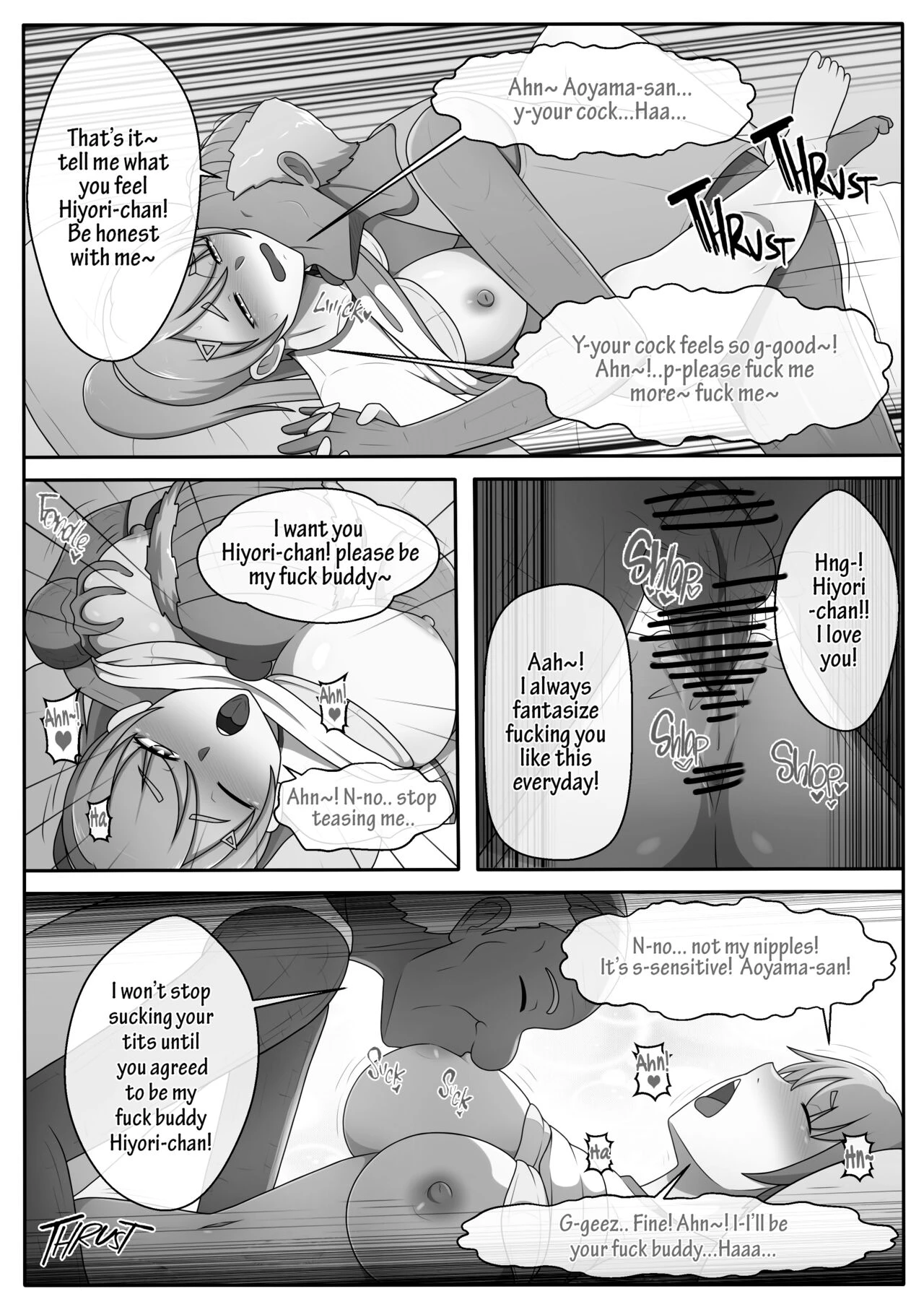 Hiyori is very helpful! porn comic picture 32