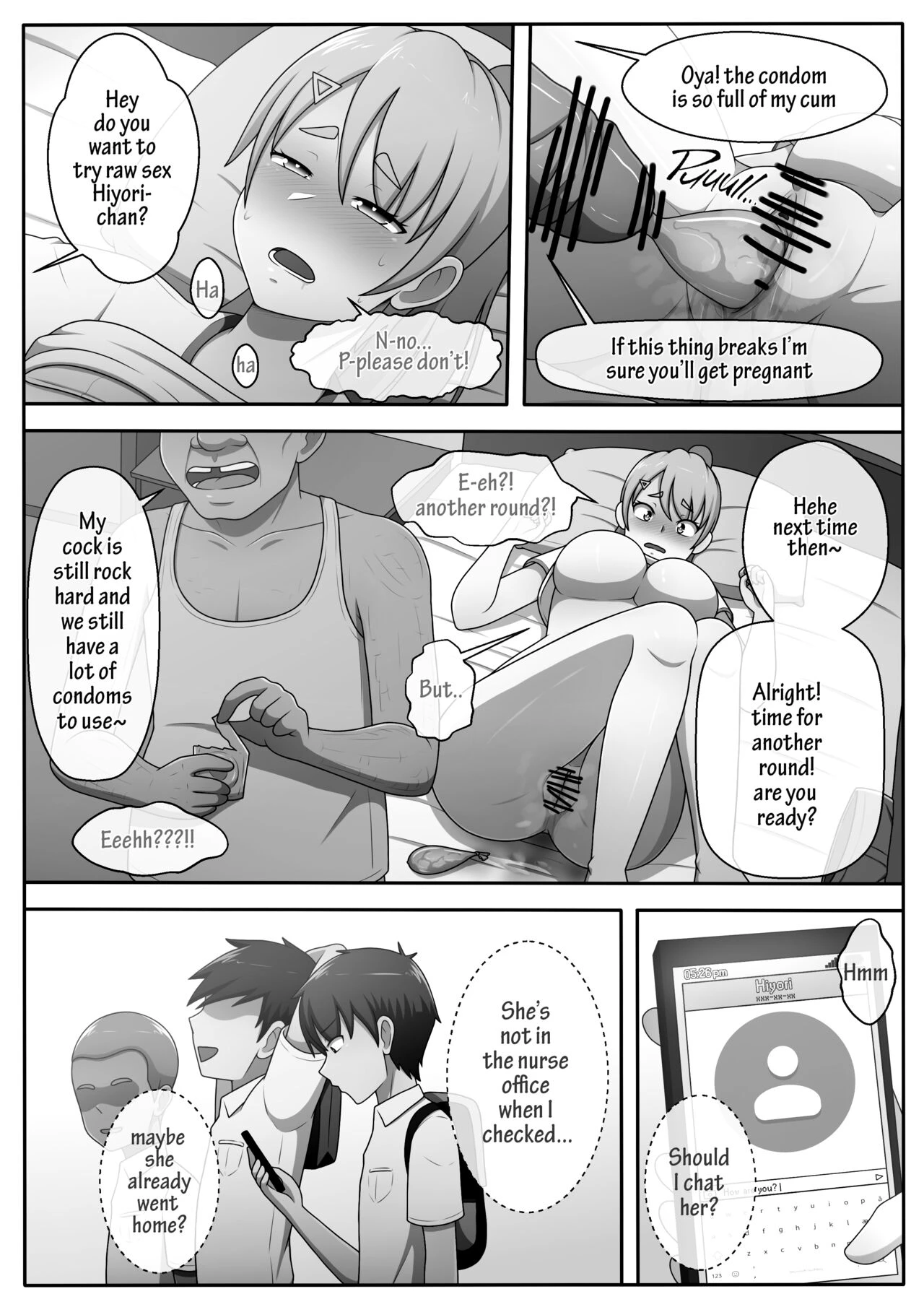 Hiyori is very helpful! porn comic picture 34