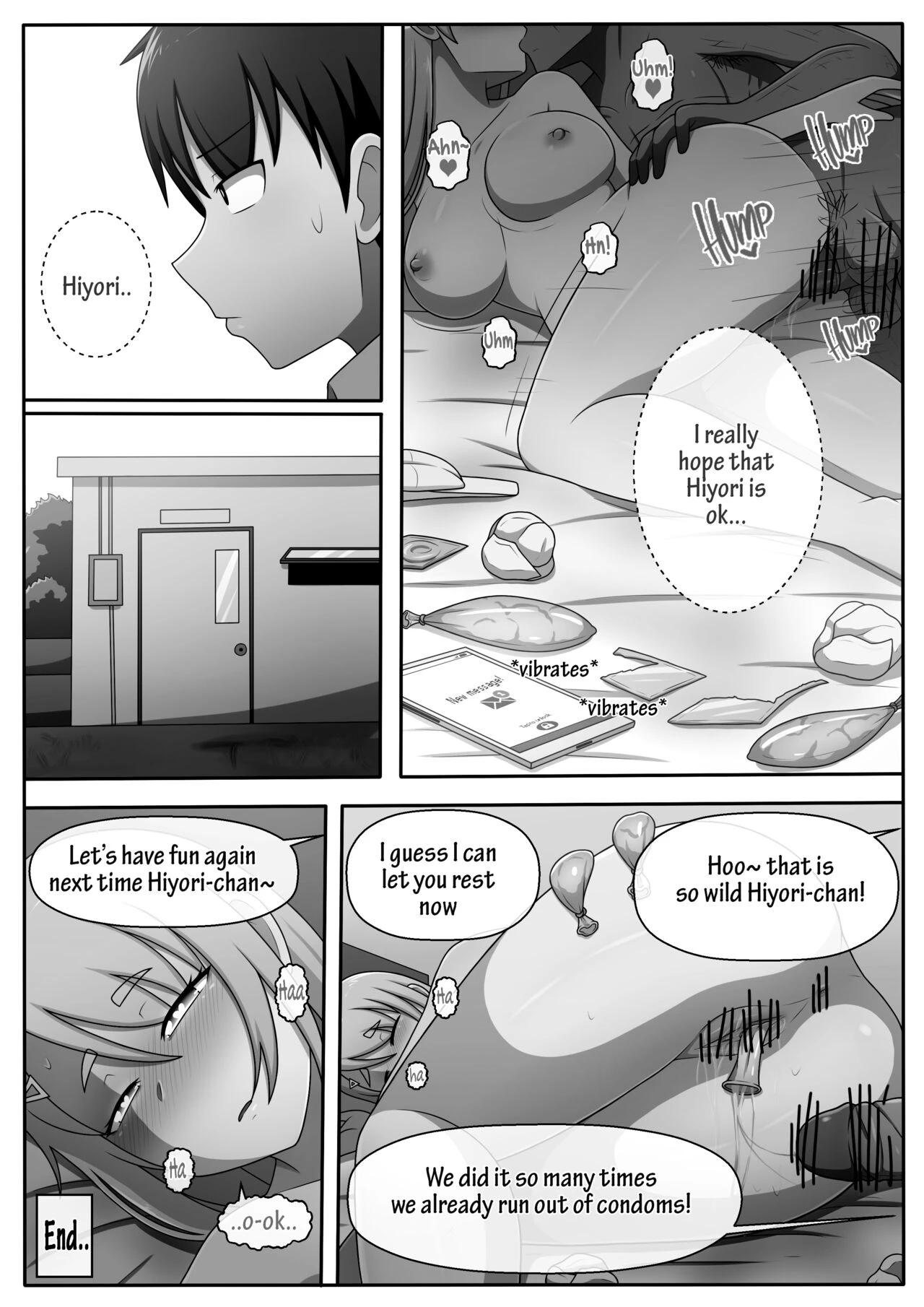 Hiyori is very helpful! porn comic picture 35
