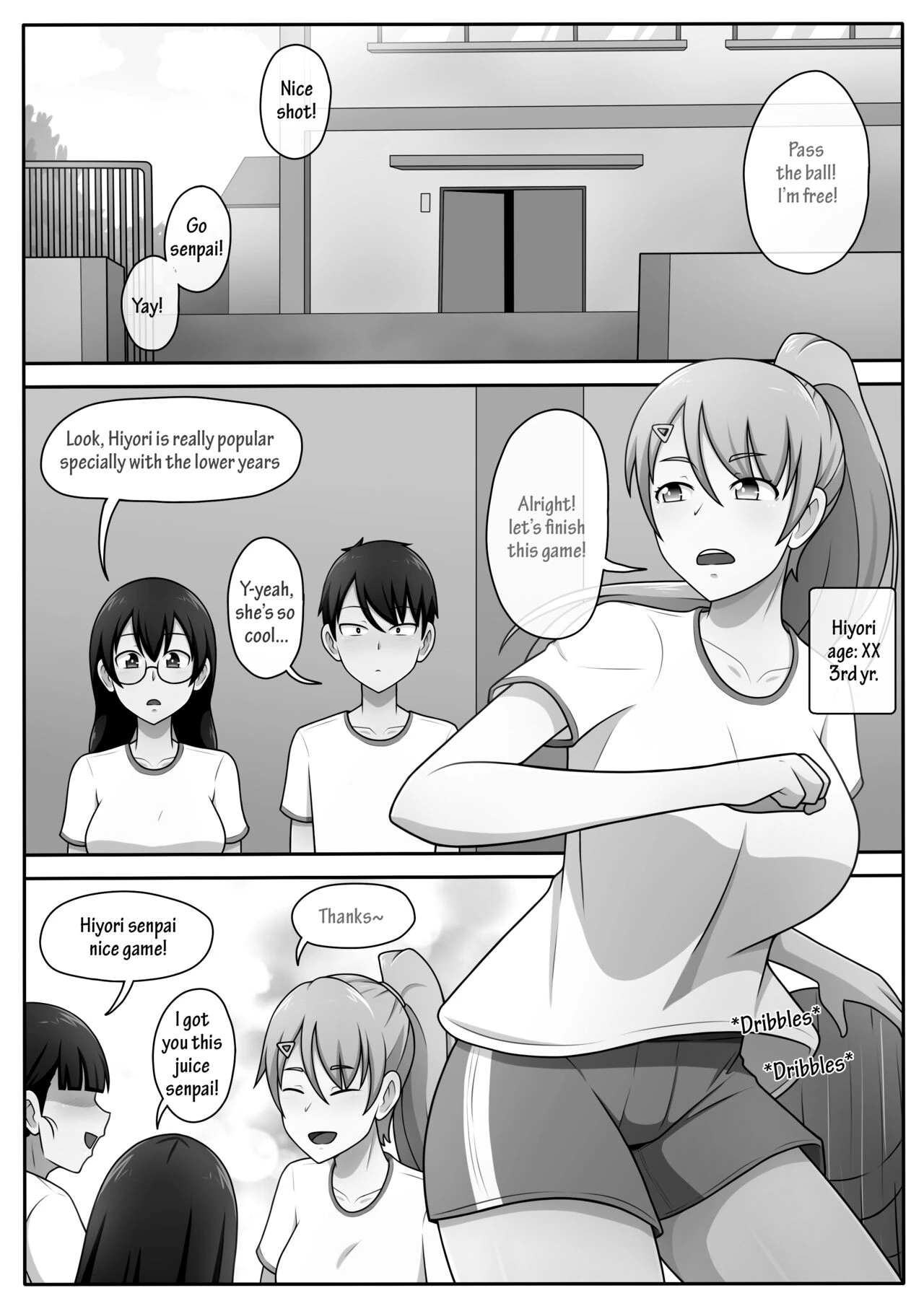 Hiyori is very helpful! porn comic picture 4