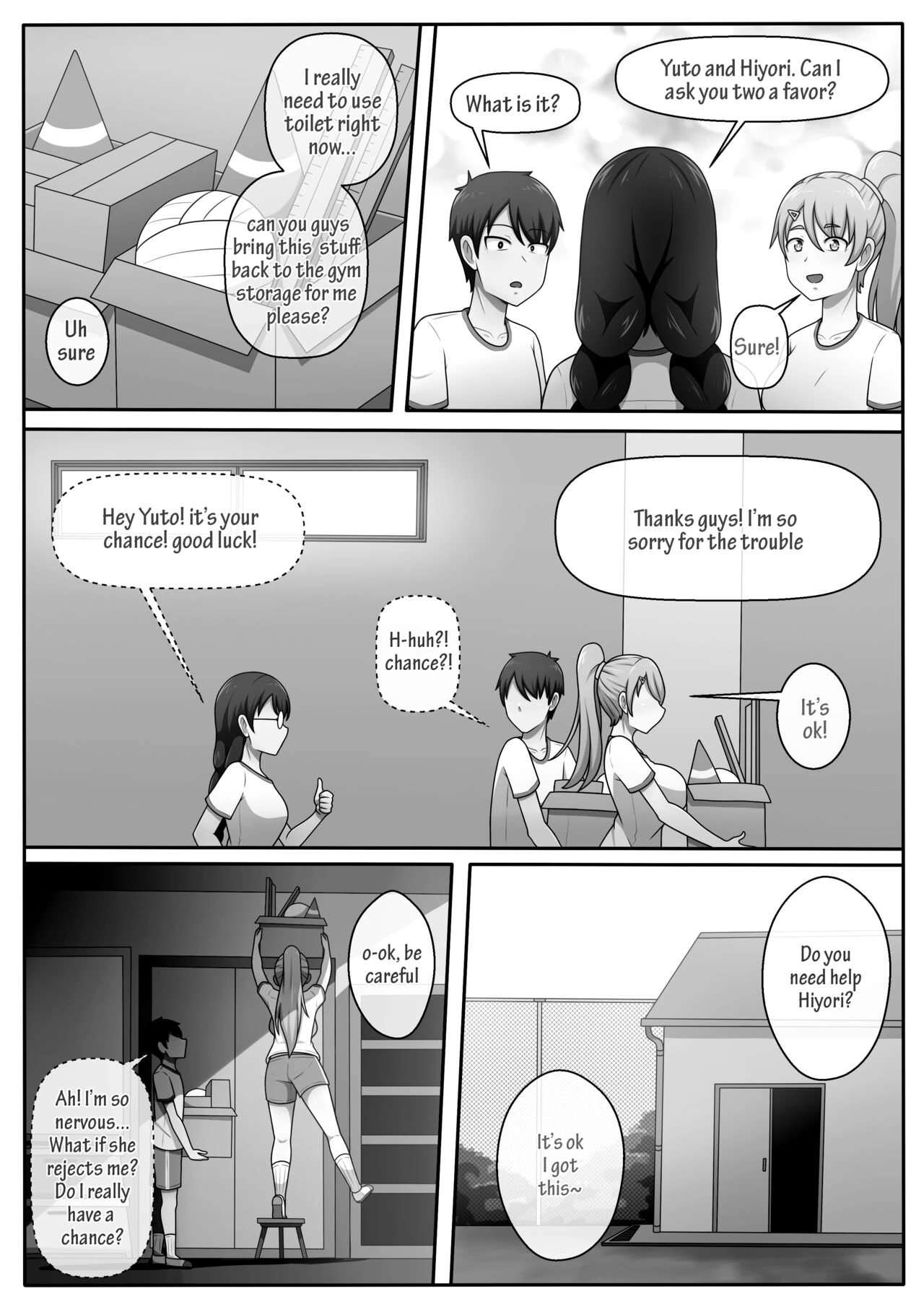 Hiyori is very helpful! porn comic picture 6