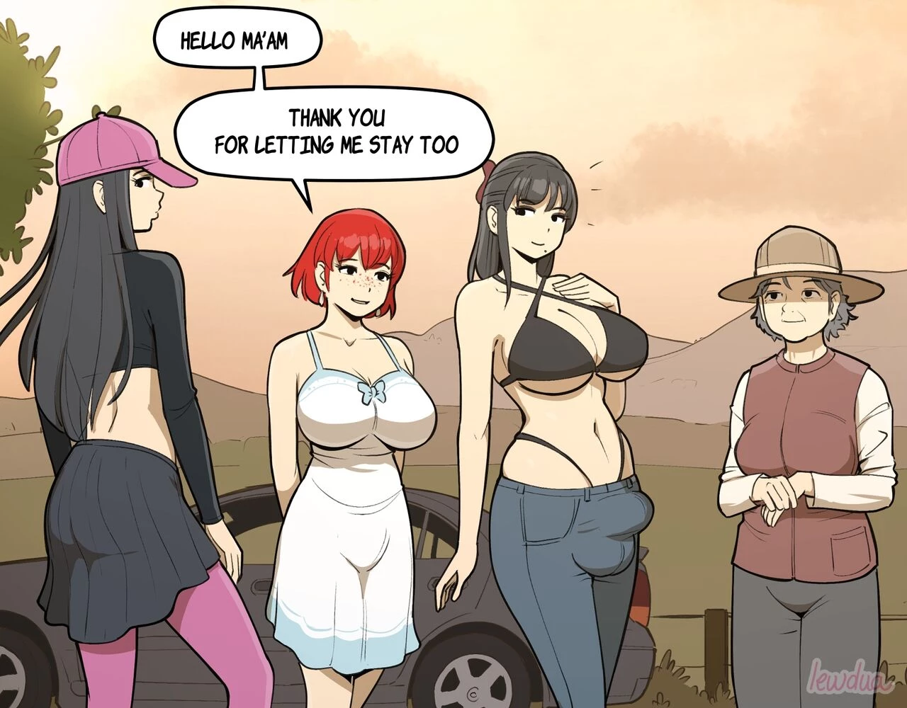 Holiday at Grandma's porn comic picture 10