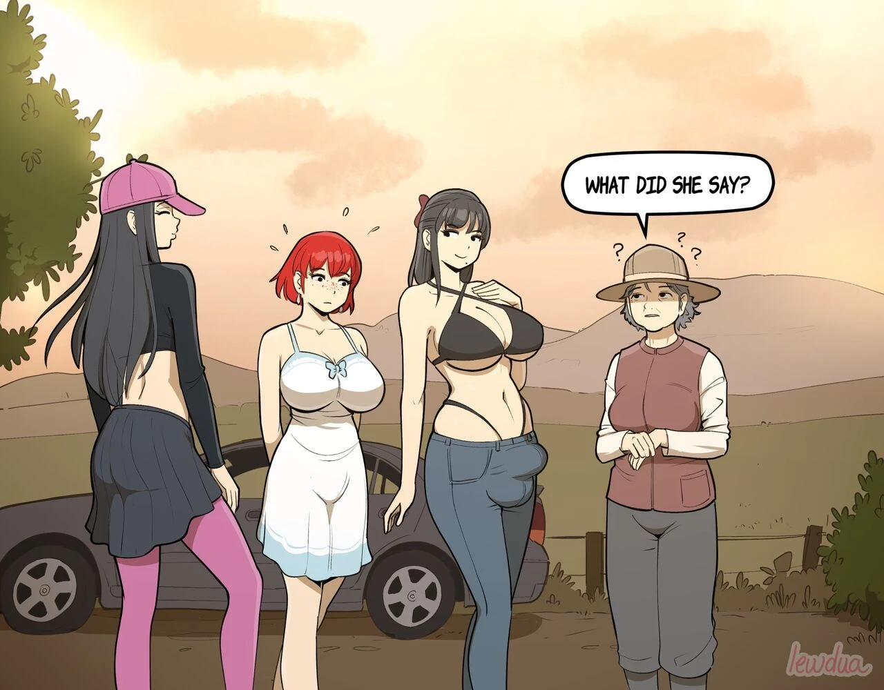 Holiday at Grandma's porn comic picture 11