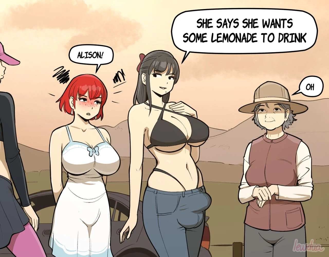 Holiday at Grandma's porn comic picture 12