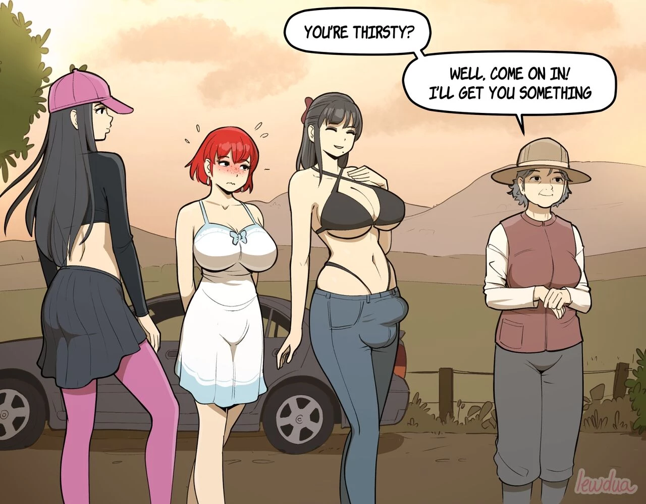 Holiday at Grandma's porn comic picture 13