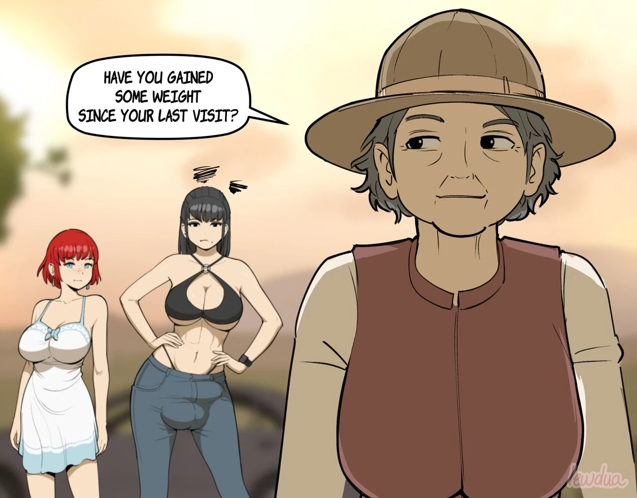 Holiday at Grandma's porn comic picture 16