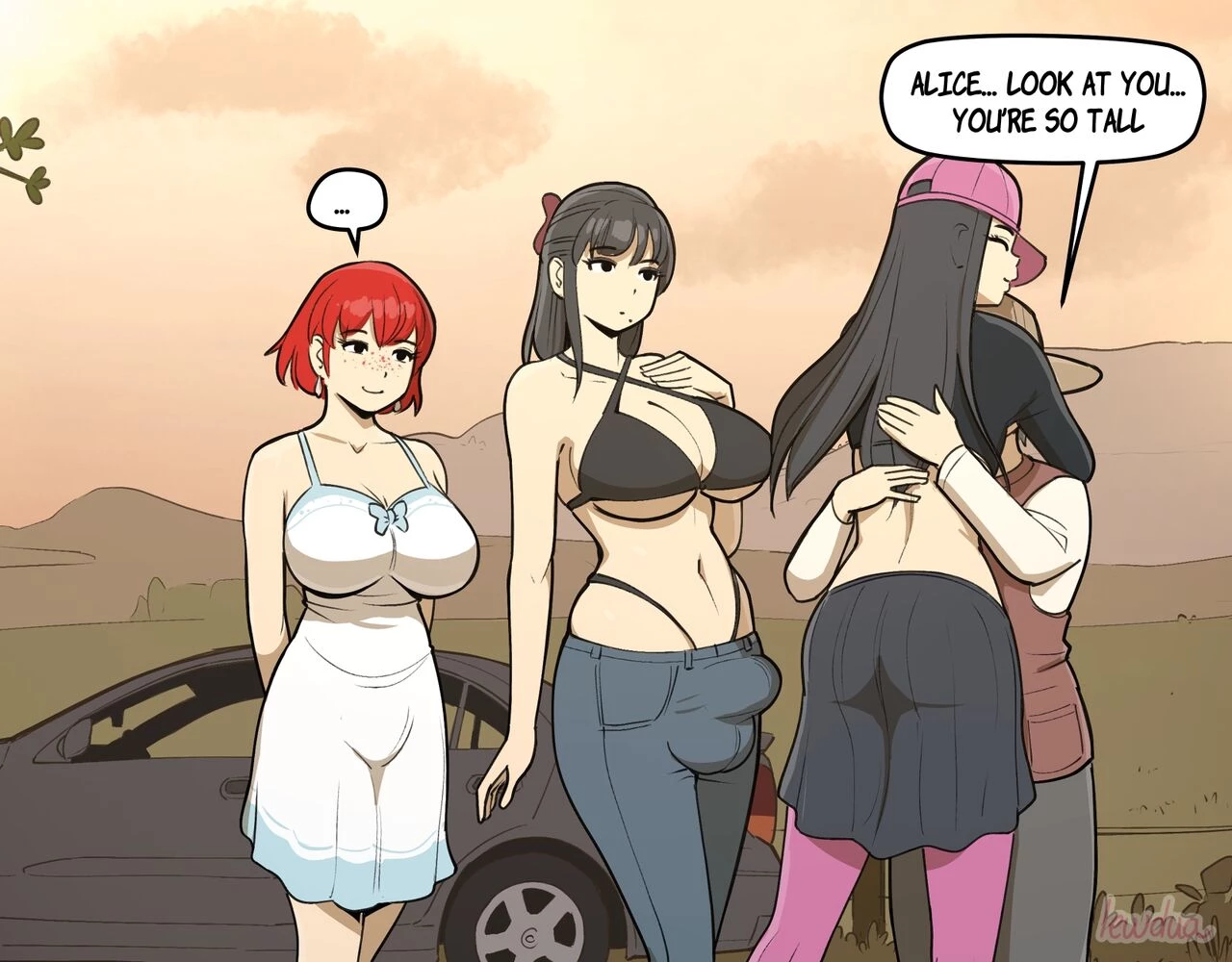 Holiday at Grandma's porn comic picture 9