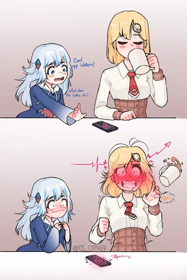 Hololewd porn comic picture 1