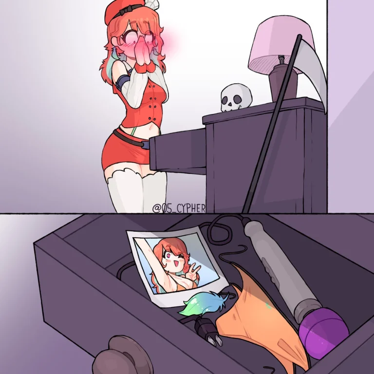 Hololewd porn comic picture 3