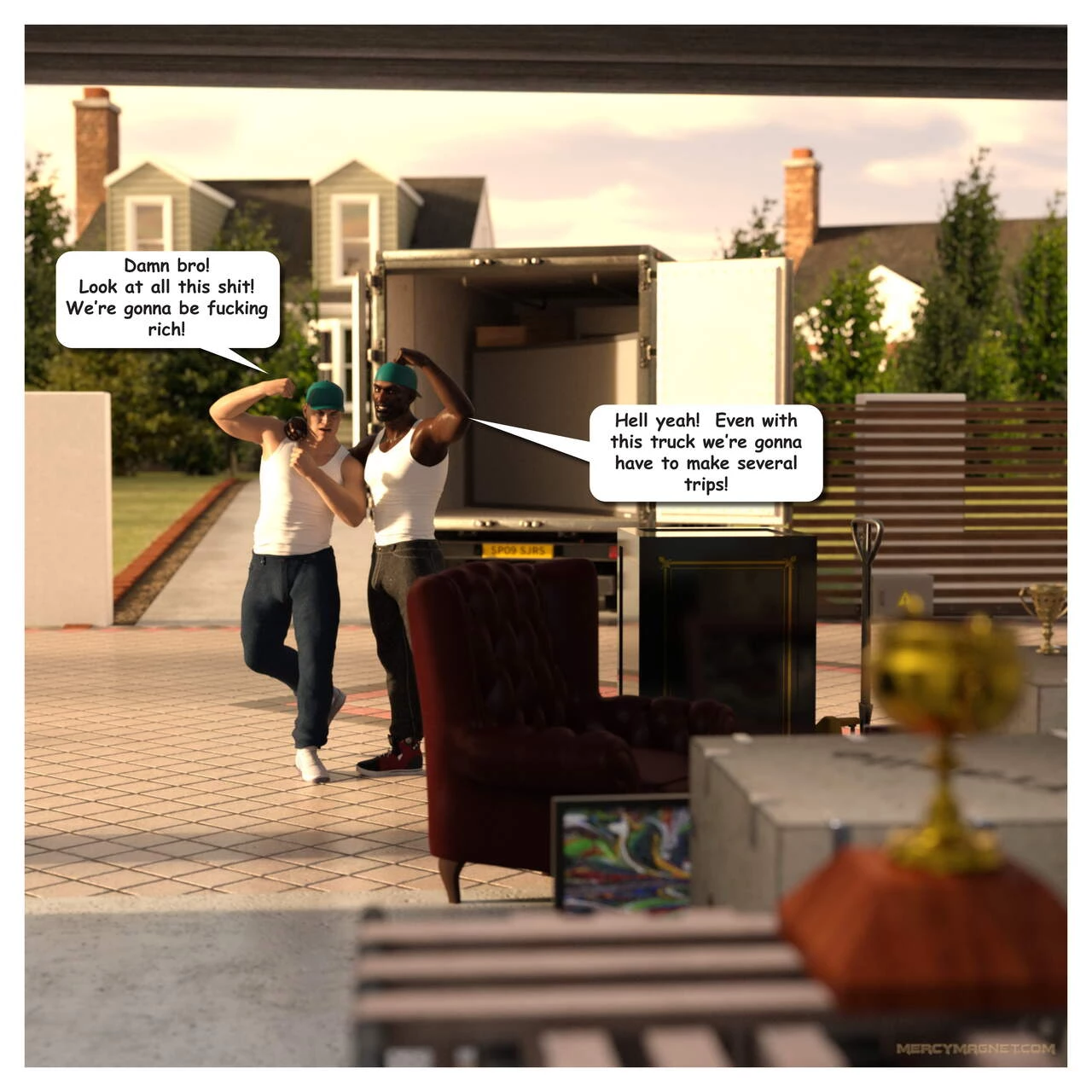 Home Invasion 2 porn comic picture 10