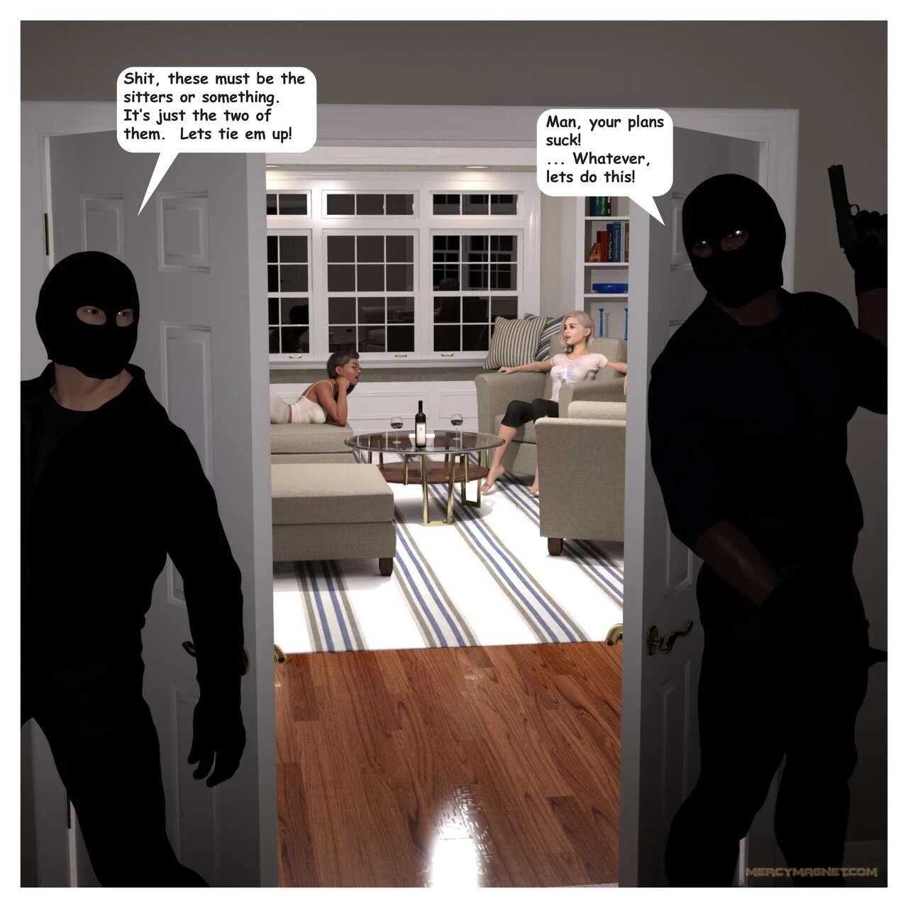Home Invasion porn comic picture 17