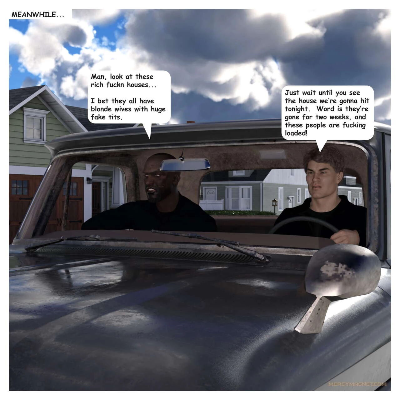 Home Invasion porn comic picture 8
