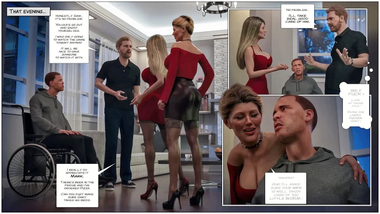 Home Too Soon porn comic picture 36