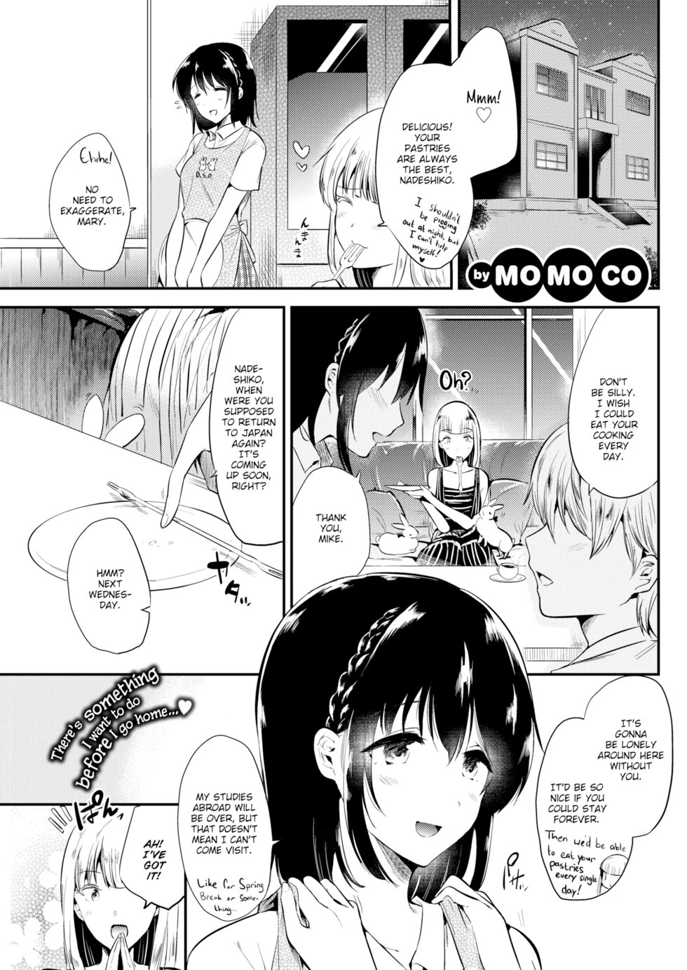 Homestay porn comic picture 1