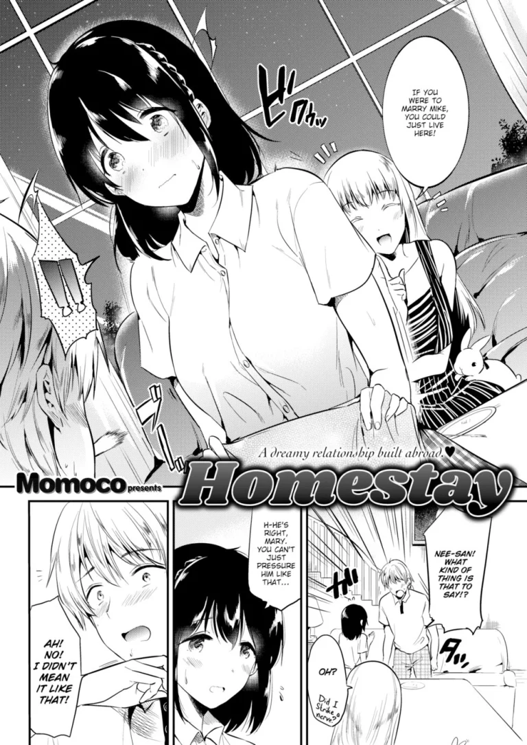 Homestay porn comic picture 2
