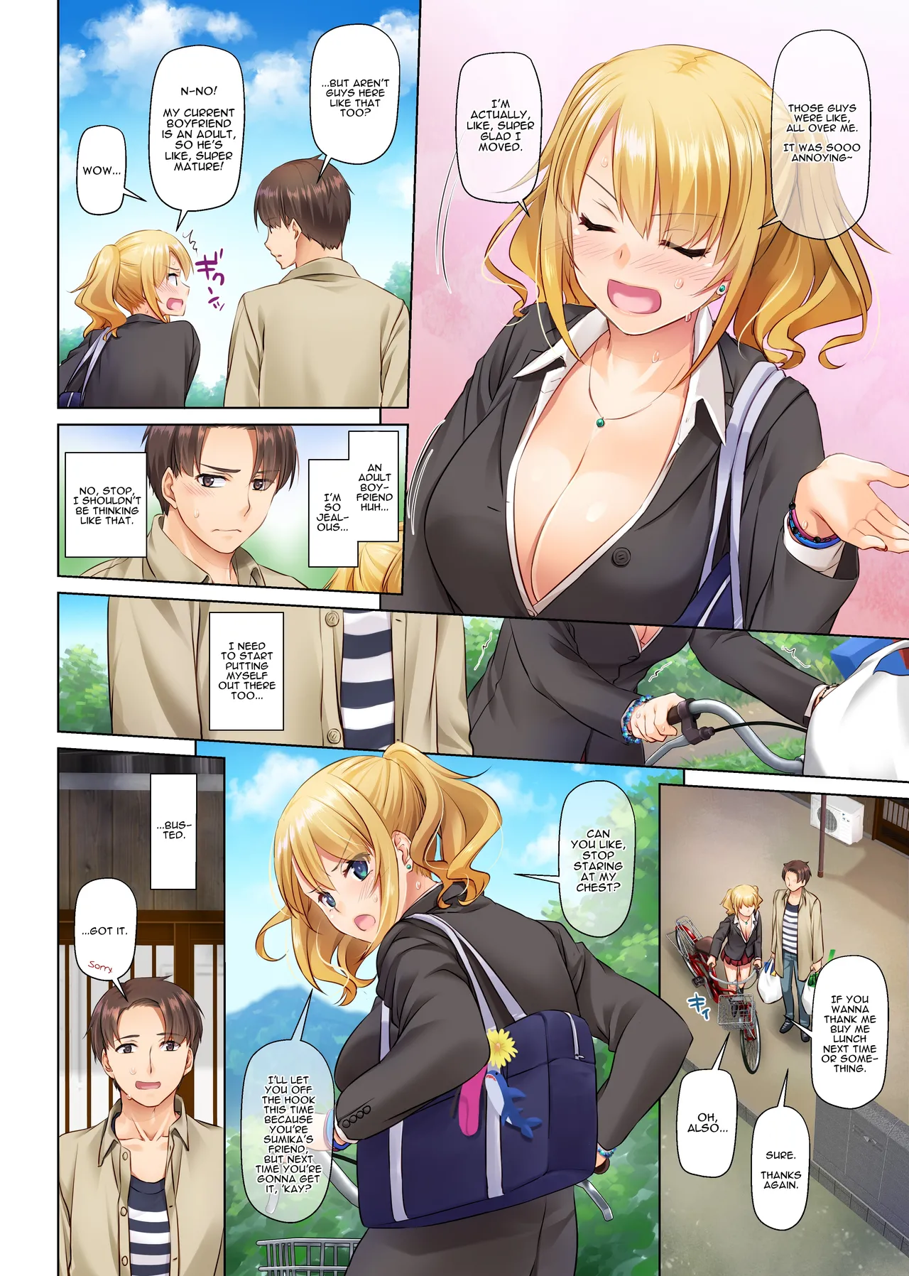 Hooking Up With a Countryside Big-Titty Virgin - DLO-15 | Inaka no Deaikei Gal wa Kyonyuu Shojo!? DLO-15 porn comic picture 12