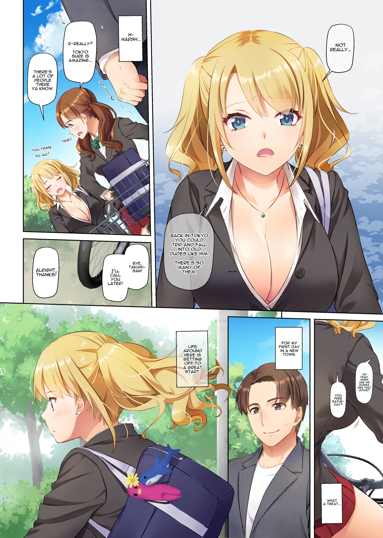 Hooking Up With a Countryside Big-Titty Virgin - DLO-15 | Inaka no Deaikei Gal wa Kyonyuu Shojo!? DLO-15 porn comic picture 6