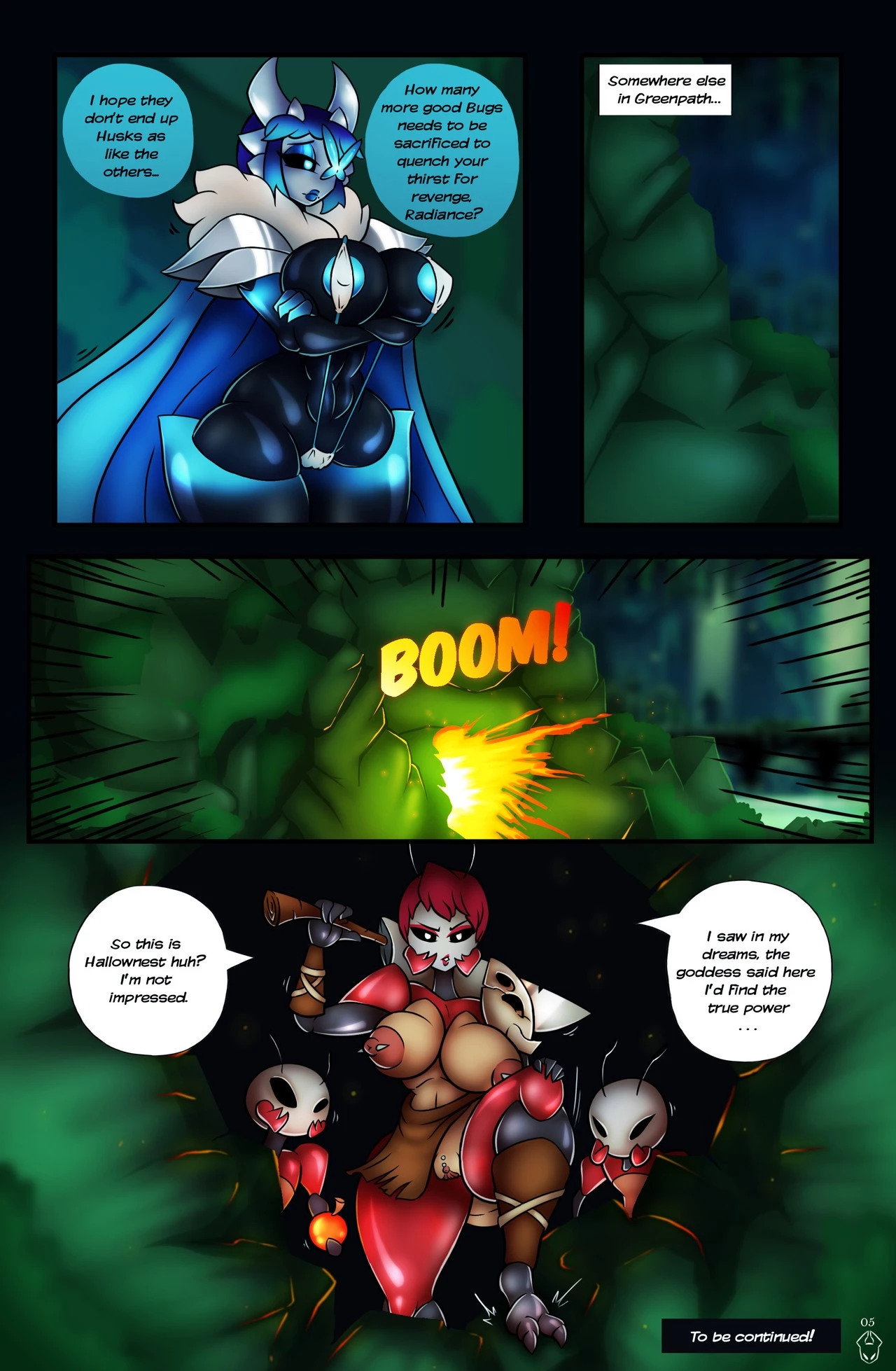 Horny Knight - Nivid's 2: The Kind Goddess porn comic picture 7