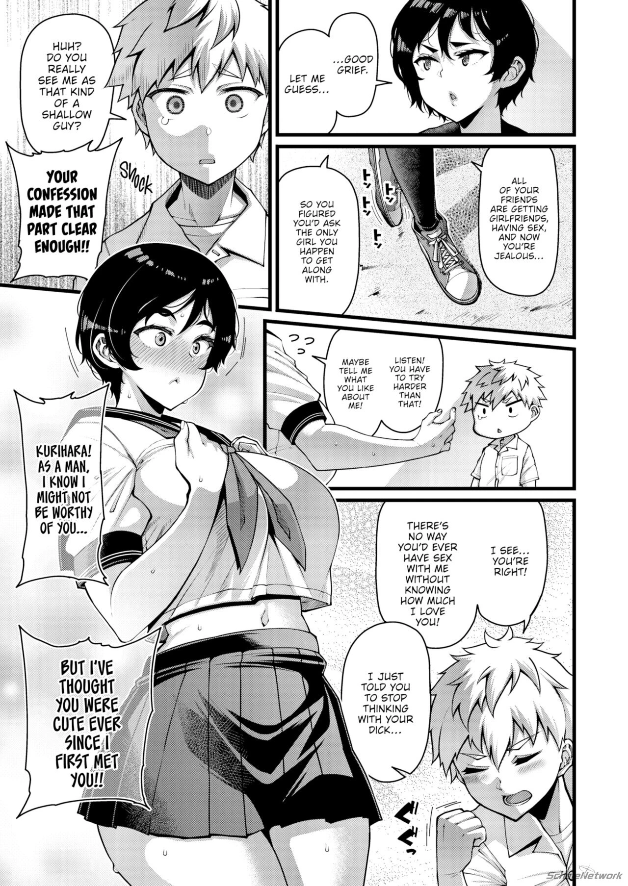 Horny Love porn comic picture 3