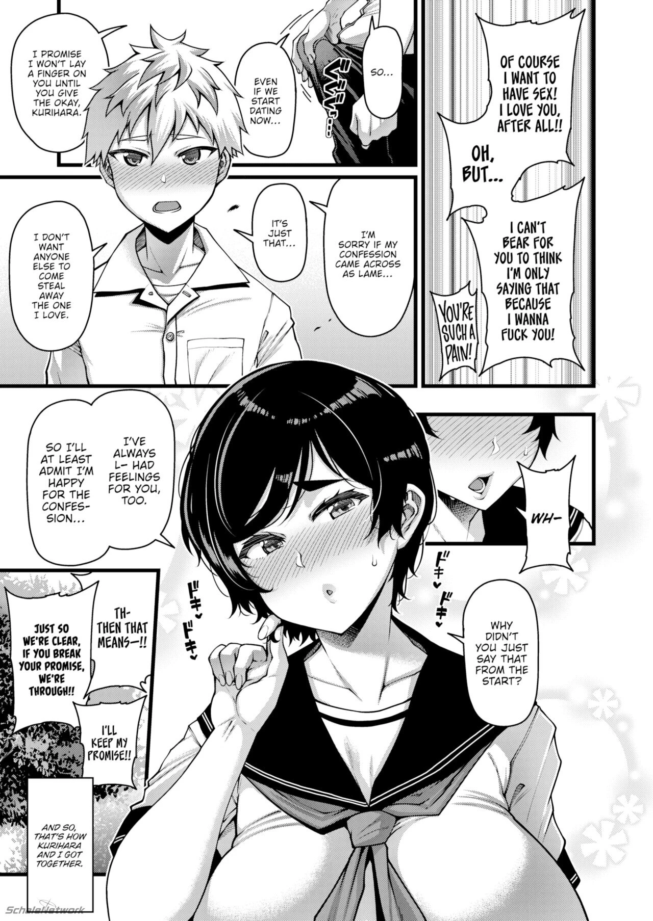 Horny Love porn comic picture 5