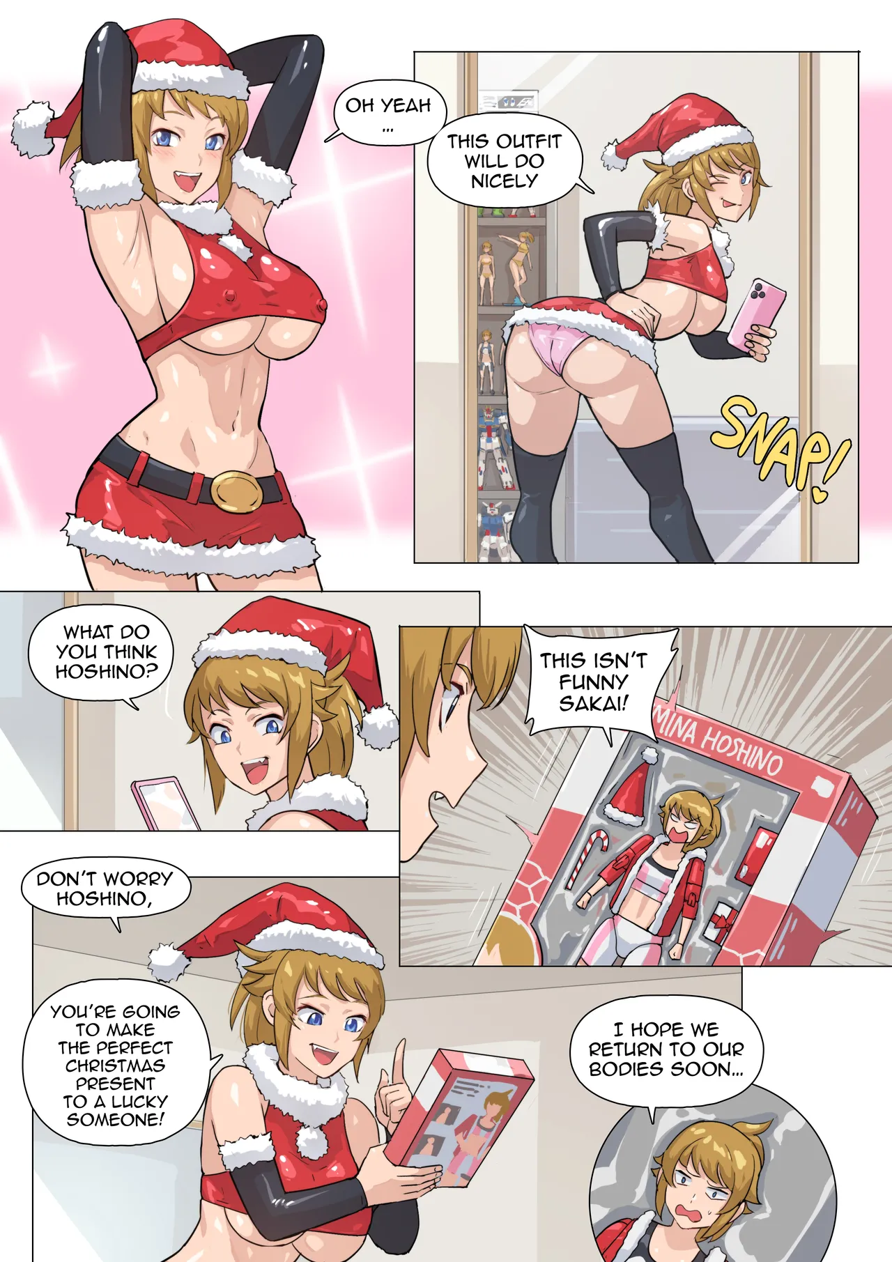 Hoshi! No! - A Christmas-sho! - A Killer Christmas! porn comic picture 4