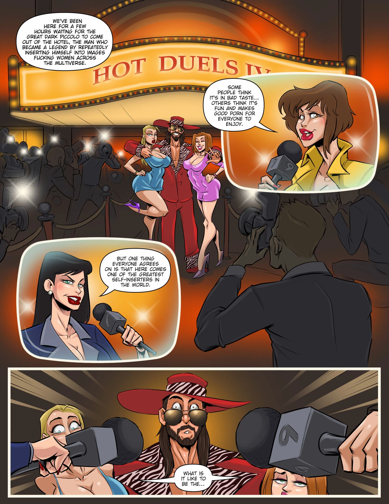 Hot Duels IV - April O'Neil vs Lois Lane porn comic picture 2
