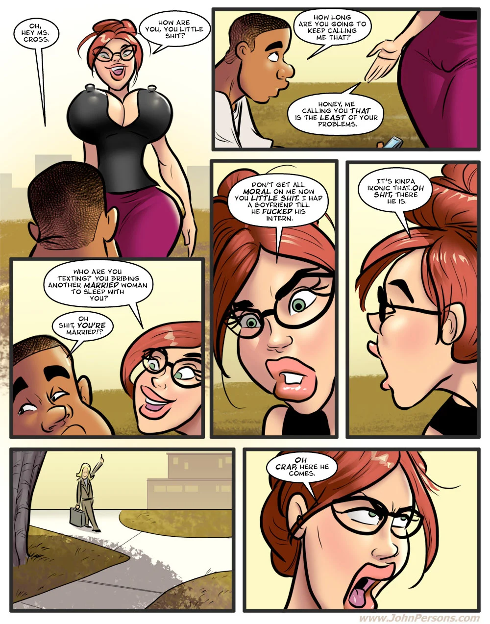 Hot For Mrs. Cross 2 porn comic picture 3